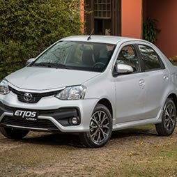 Toyota Etios sedan used for Madurai airport transfers