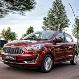 Ford Figo hatchback for solo or two-person Madurai taxi rides